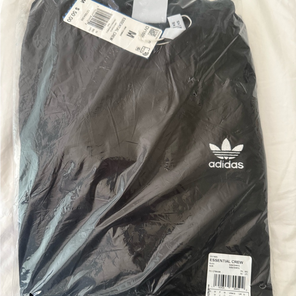 Adidas Black Crewneck Sweatshirt